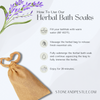 how to use calming chamomile bath soak stone and pestle